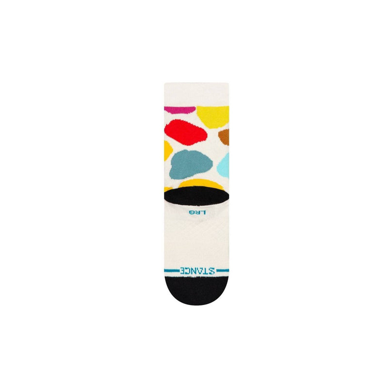 Stance Kids' Abstract Dots Crew Socks - L