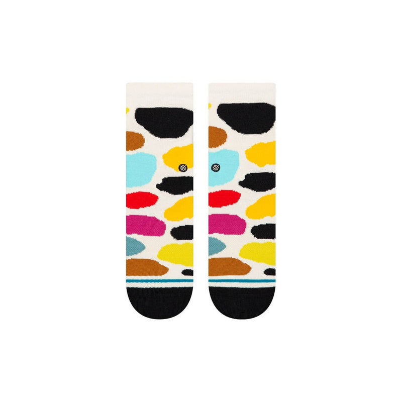 Stance Kids' Abstract Dots Crew Socks - L