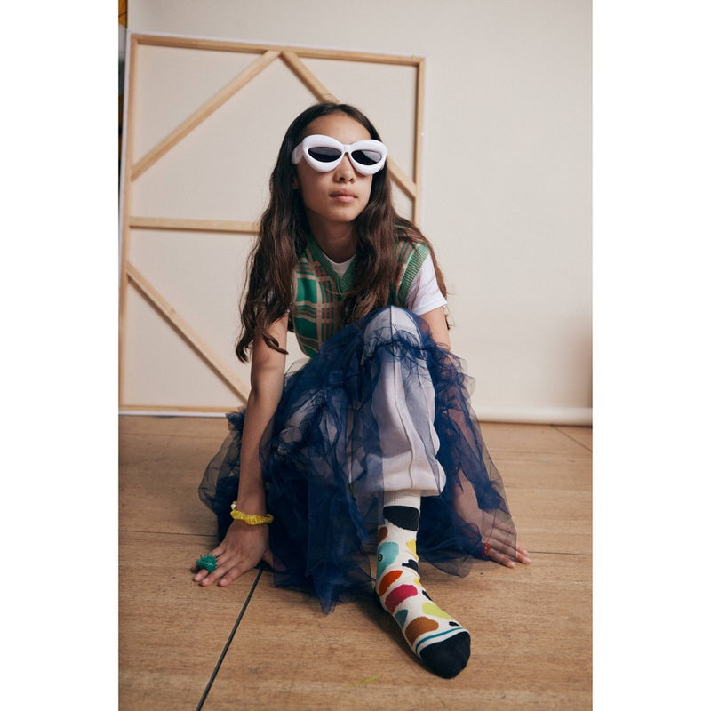 Stance Kids' Abstract Dots Crew Socks - L
