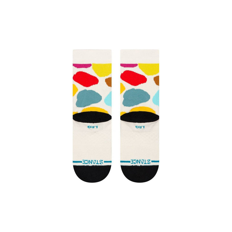 Stance Kids' Abstract Dots Crew Socks - L