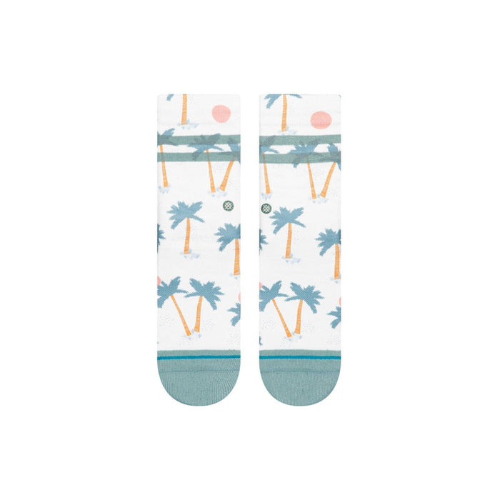 Stance Kids' Palm Crew Socks - Blue/White L
