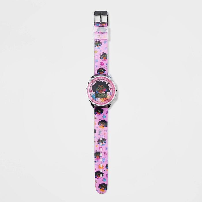 Girls' Disney Encanto LCD Watch - Pink