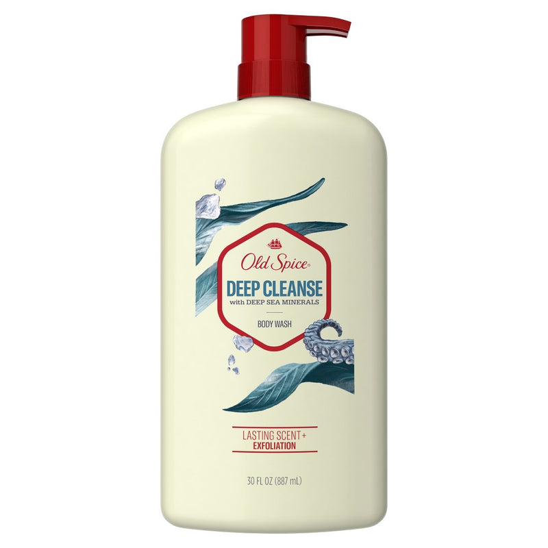 Old Spice Men's Body Wash - Deep Cleanse with Deep Sea Minerals - 30 fl oz