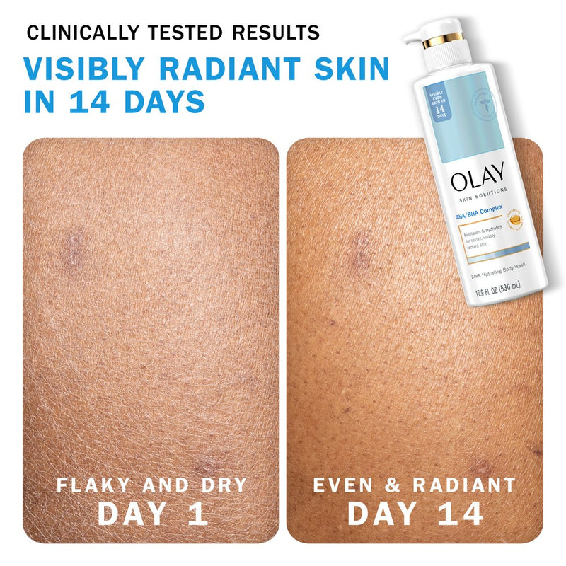 Olay Skin Solutions Body Wash with AHA/BHA Complex - 17.9 fl oz