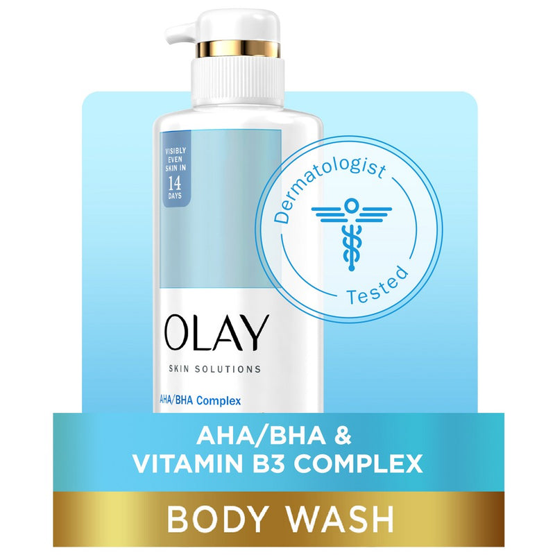 Olay Skin Solutions Body Wash with AHA/BHA Complex - 17.9 fl oz