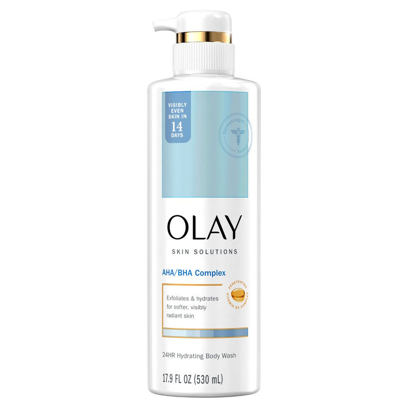 Olay Skin Solutions Body Wash with AHA/BHA Complex - 17.9 fl oz