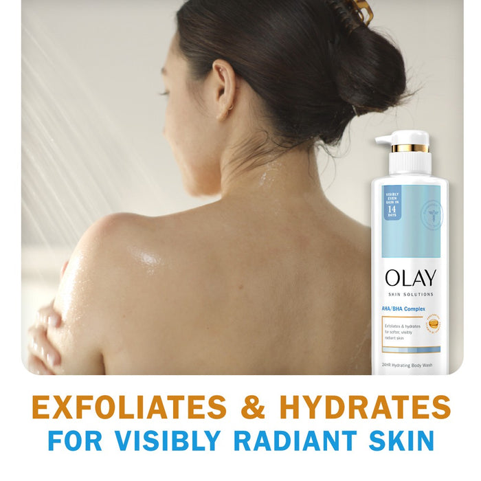 Olay Skin Solutions Body Wash with AHA/BHA Complex - 17.9 fl oz