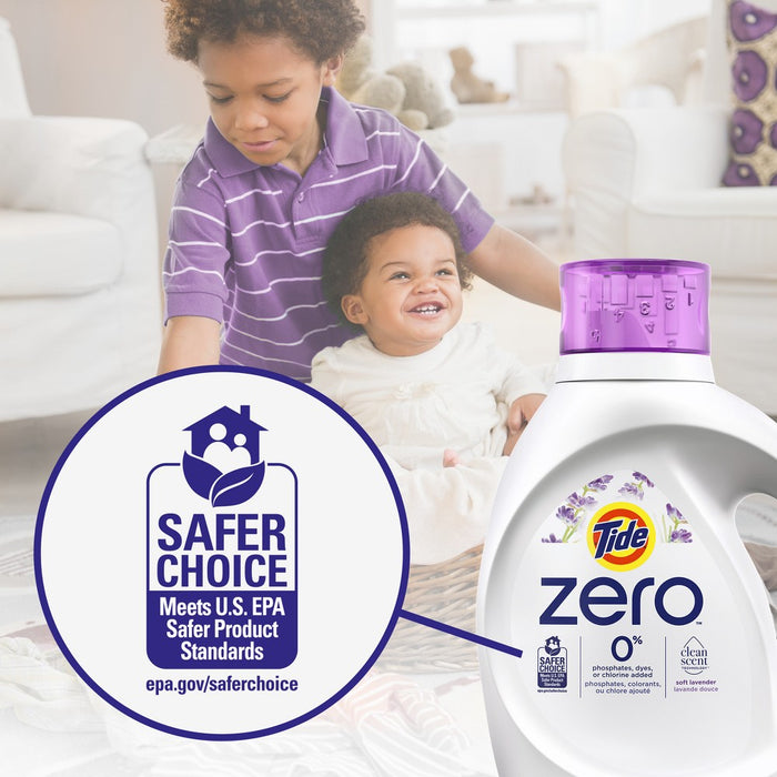 Tide Lavender Scent Zero HE Compatible Soft Liquid Laundry Detergent - 149 fl oz