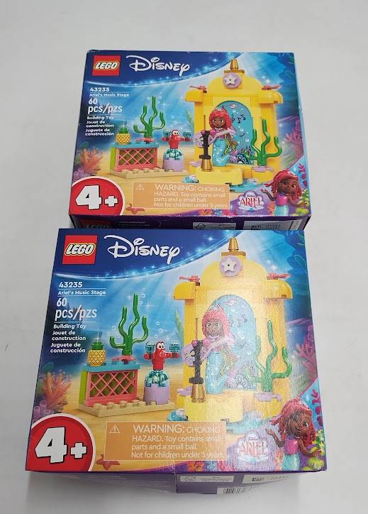 LOT OF 2 LEGO Disney Princess Ariel's Music Stage 43235 SEE DETAILS