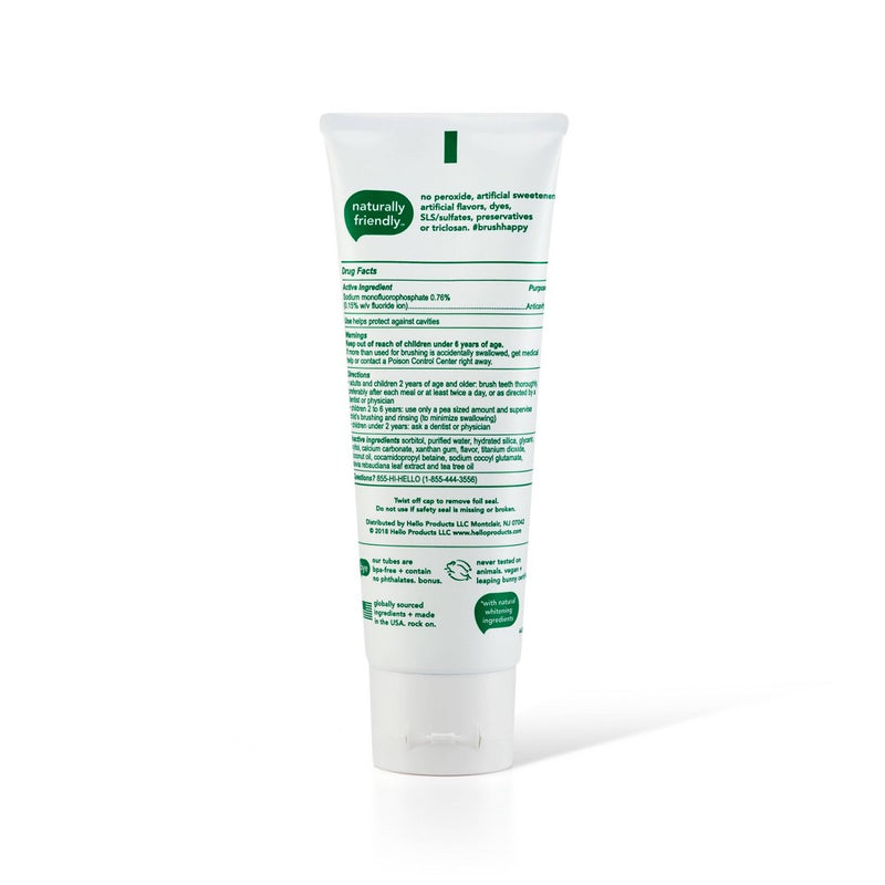 hello Naturally Whitening Fluoride Toothpaste