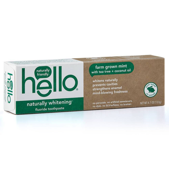 hello Naturally Whitening Fluoride Toothpaste