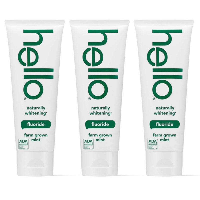 hello Naturally Whitening Fluoride Toothpaste
