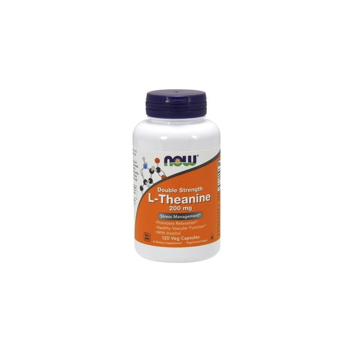 Now Foods L-Theanine 200 mg Double Strength - 120 VegCap
