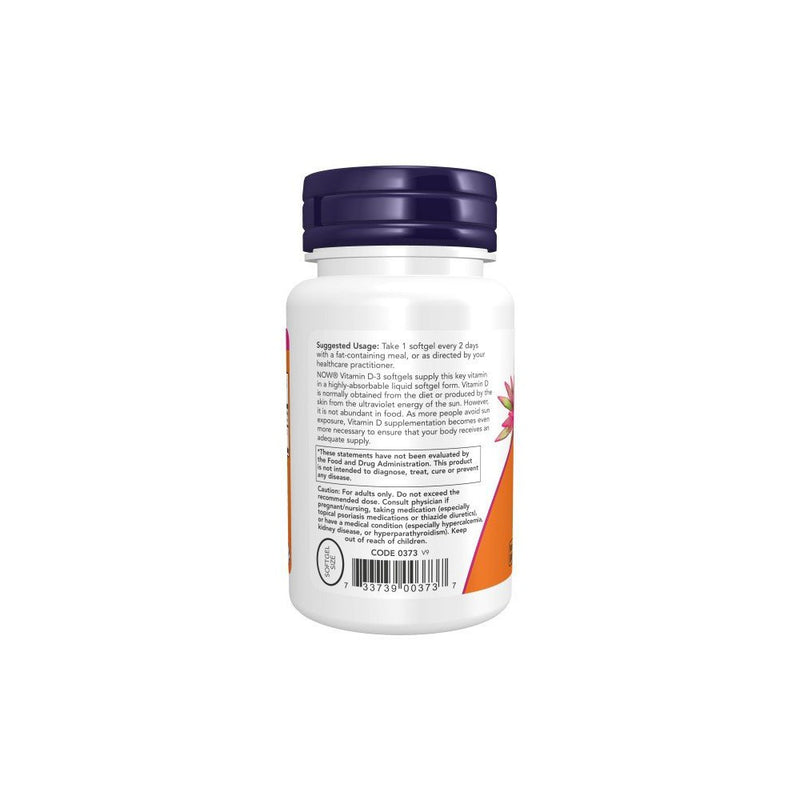 Now Foods Vitamin D3 5000 IU - 240 Softgel