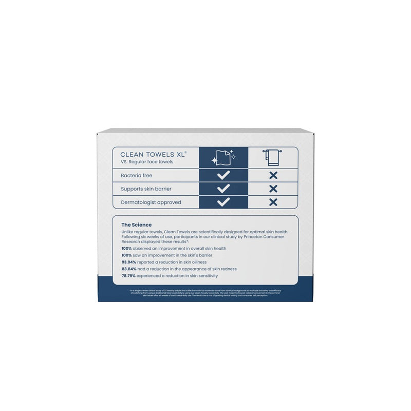 Clean Skin Club Disposable Face Towel for Improved Skin - XL - 50ct