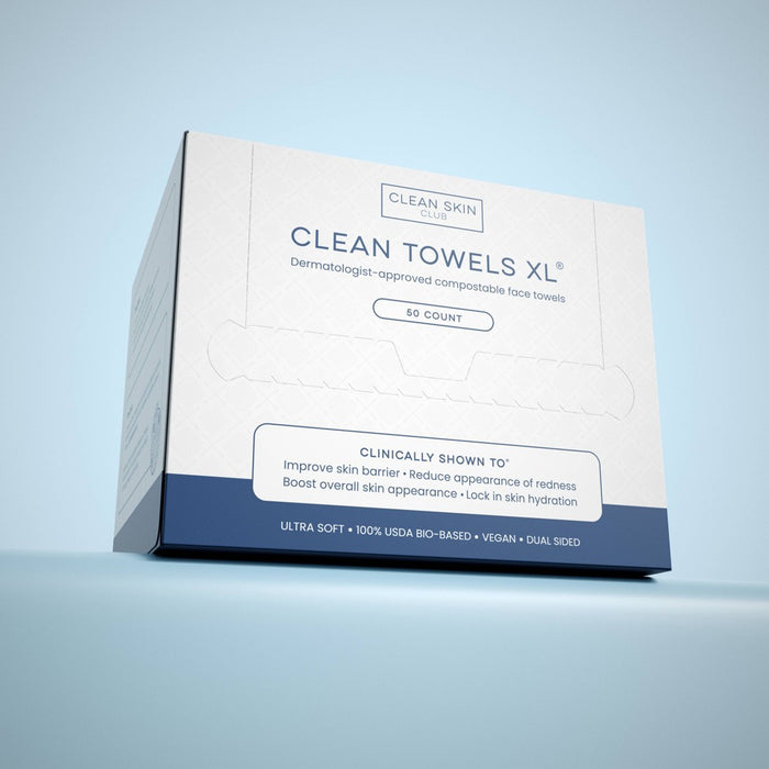 Clean Skin Club Disposable Face Towel for Improved Skin - XL - 50ct