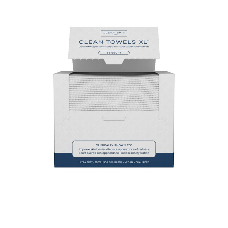 Clean Skin Club Disposable Face Towel for Improved Skin - XL - 50ct