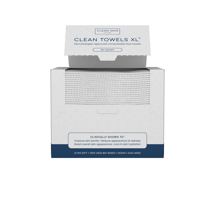 Clean Skin Club Disposable Face Towel for Improved Skin - XL - 50ct