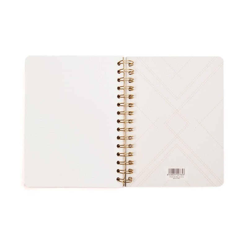 100 Sheet College Ruled evolve Journal 6"x8" Spiral Soft Cover Navy Succulents - Yoobi