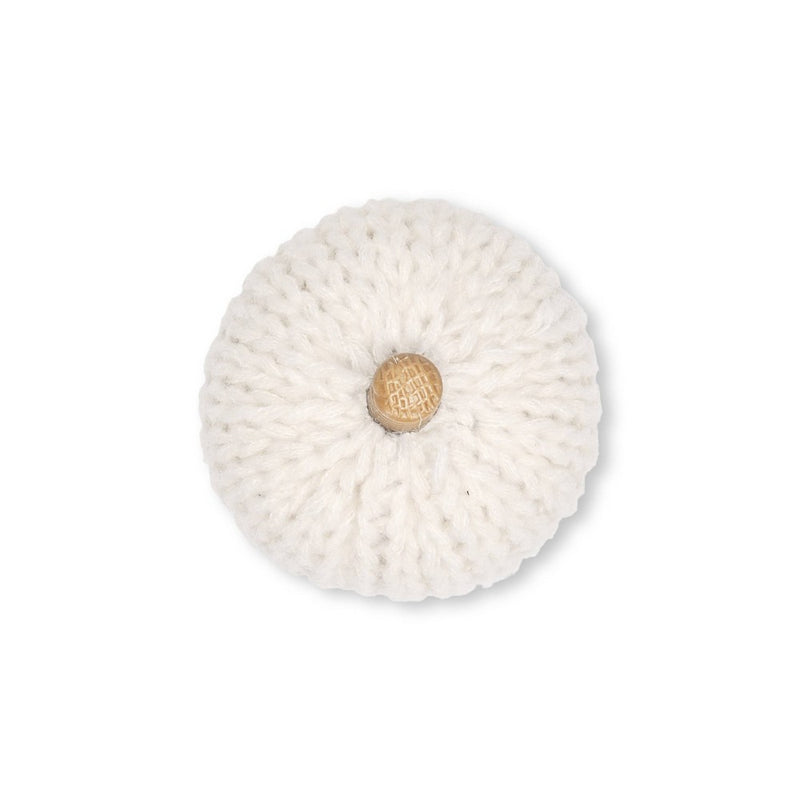 Small Sweater Knit Pumpkin Off White - Bullseye's Playground