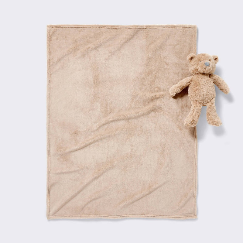 Plush Blanket with Soft Toy - Bear - Cloud Island
