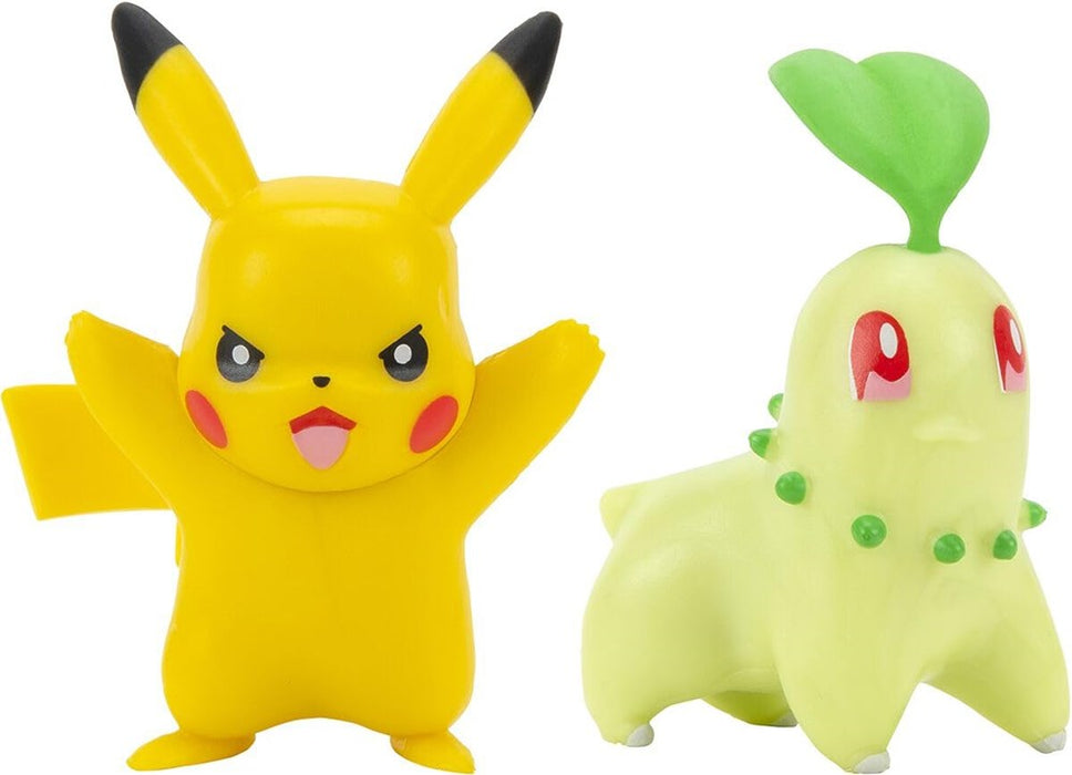 Pokemon Battle Figure 2pk (Chikorita & Pikachu) W1