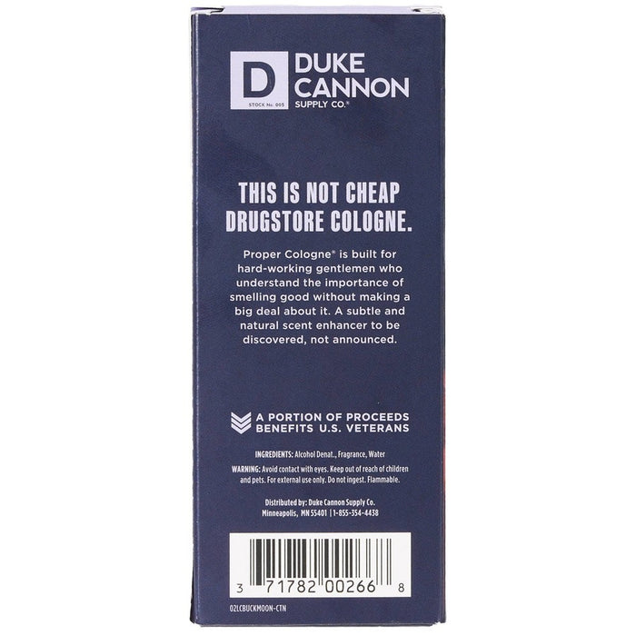 Duke Cannon Men's Buck Moon Proper Cologne - Vetiver & Oakmoss Cologne - 1.7 fl oz