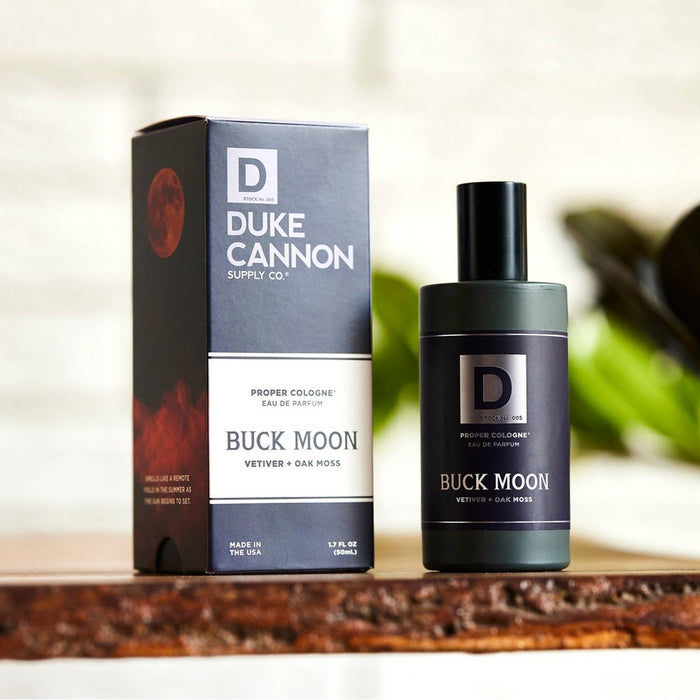 Duke Cannon Men's Buck Moon Proper Cologne - Vetiver & Oakmoss Cologne - 1.7 fl oz