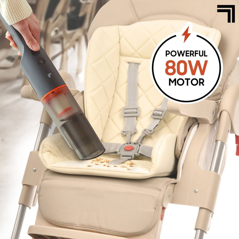 Sharper Image Lightweight Handheld Vacuum with 2-In-1 Upholstery & Crevice Tool, Cordless Black