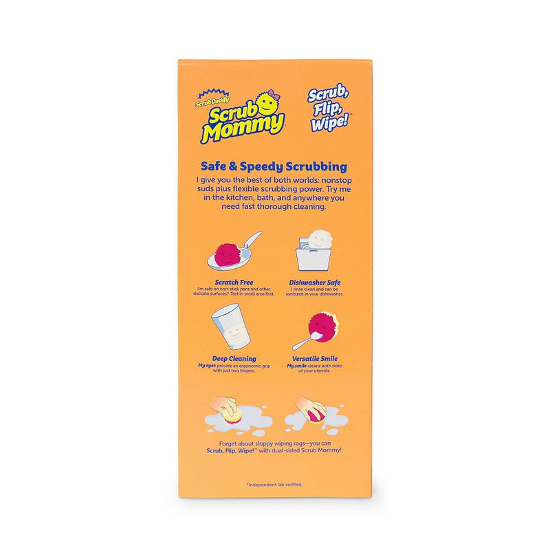 Scrub Daddy Dual-Sided Scrubber Sponge - 4ct
