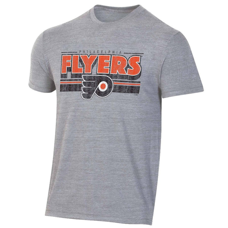 NHL Philadelphia Flyers Men's Short Sleeve Tri-Blend T-Shirt - M