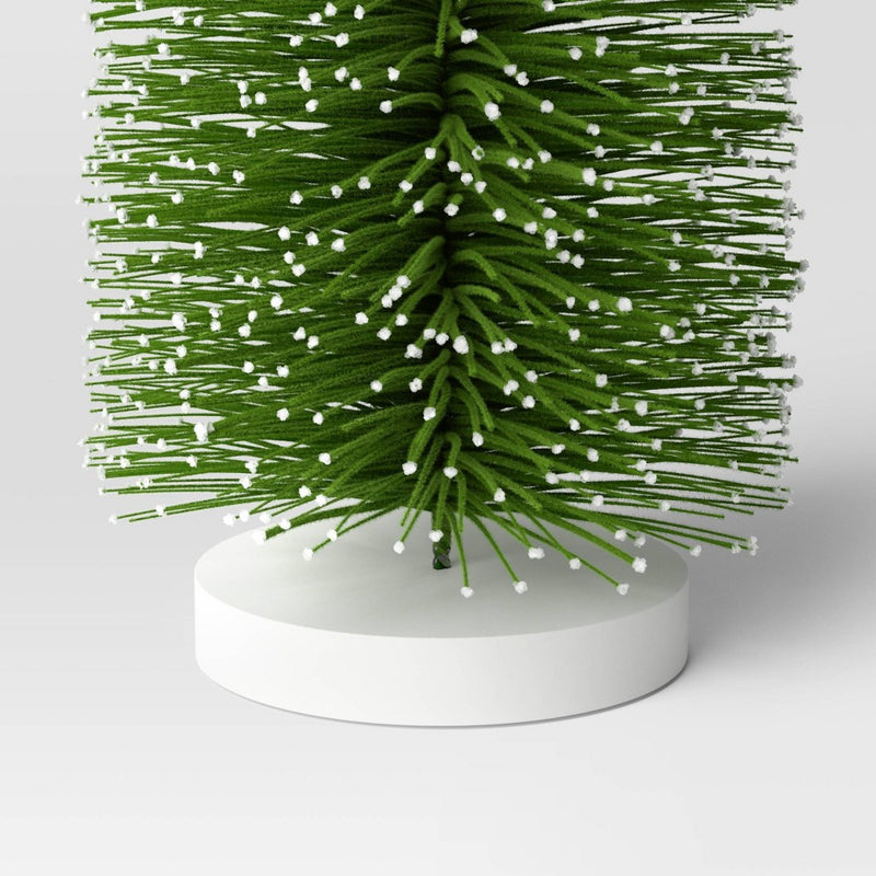 36" Christmas Bottle Brush Tree Sculpture - Wondershop Green (LOCAL PICKUP ONLY)