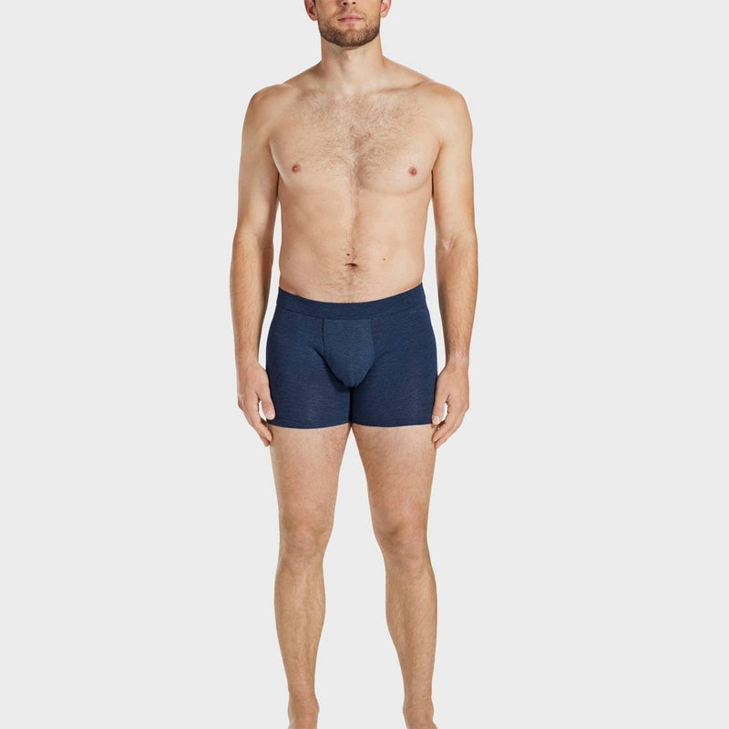 Pair of Thieves Men's Quick Dry Cotton Boxer Briefs 3pk - Navy Blue M