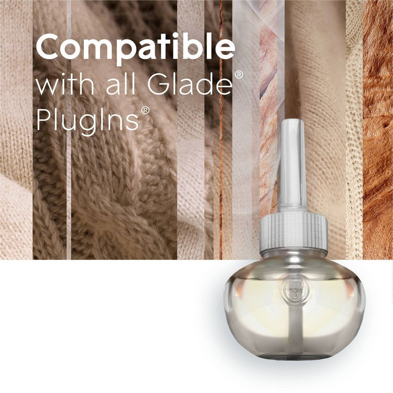 Glade PlugIns Scented Oil Air Freshener Refills Cashmere Woods - 3.35 fl oz/5ct