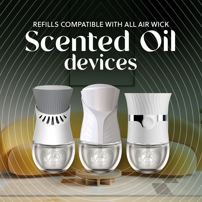 Air Wick Vibrant Scented Oil Air Freshener Refills Sweetgrass & Sandalwood - 1.34 fl oz/2pk