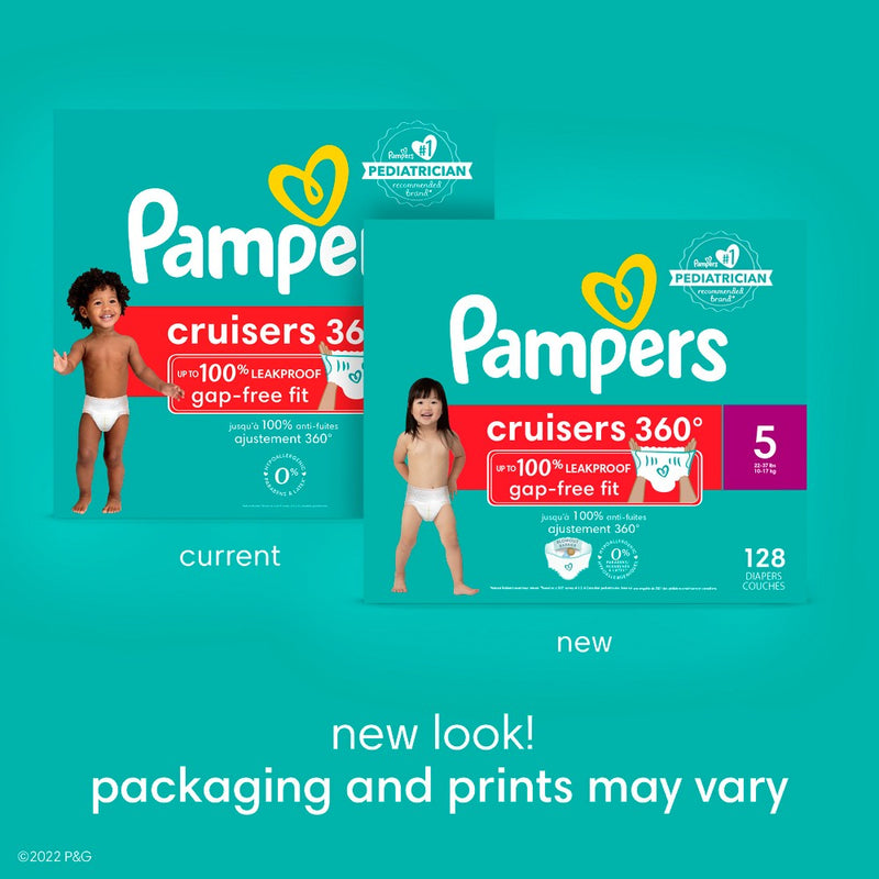 Pampers Cruisers 360 Disposable Diapers Jumbo Pack - Size 6 - 17ct