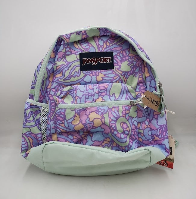 JanSport Cross Town Plus 17" Backpack - Fluid Floral