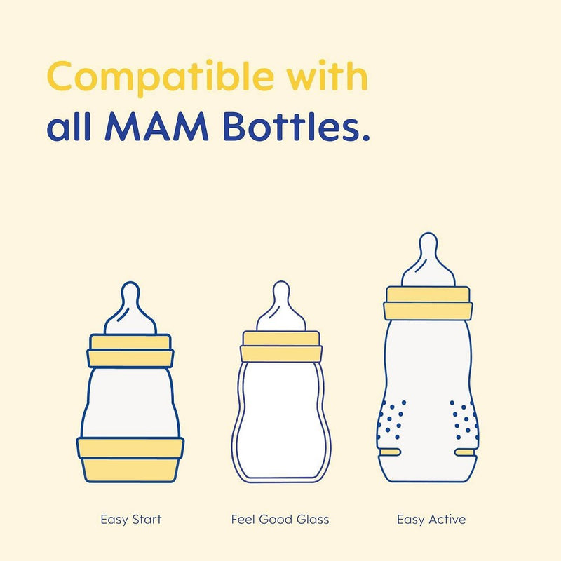 MAM Extra Slow Flow Bottle Nipples - 2pk
