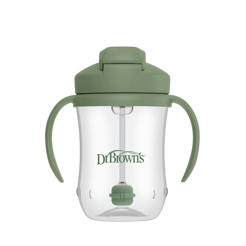 Dr. Brown's 8 fl oz Baby First Straw Cup - Sage
