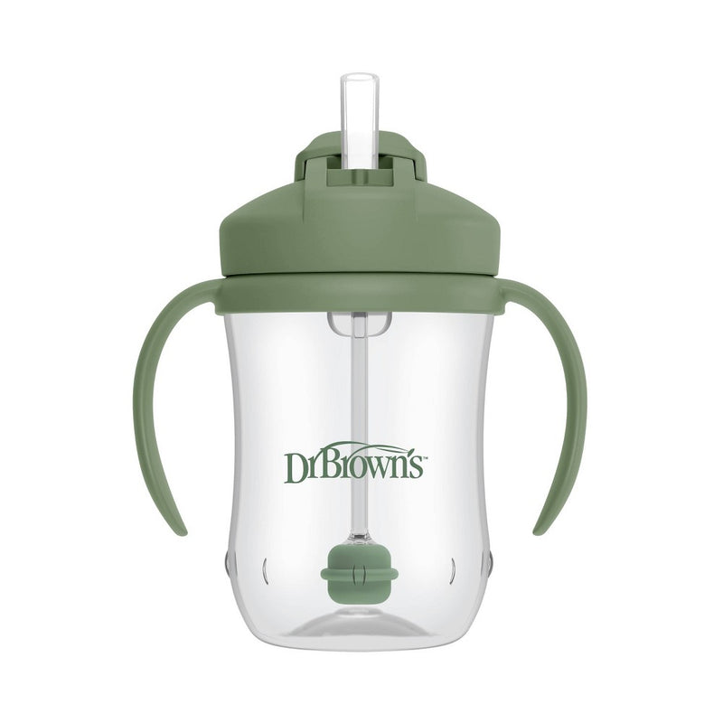 Dr. Brown's 8 fl oz Baby First Straw Cup - Sage