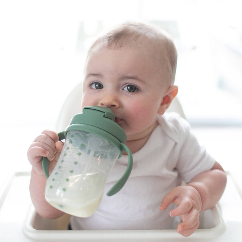Dr. Brown's 8 fl oz Baby First Straw Cup - Sage