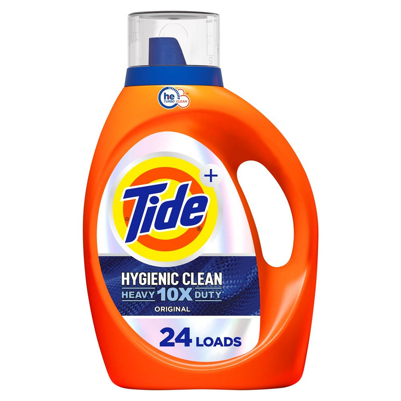 Tide Liquid Laundry Detergent, Hygienic Clean Heavy Duty, Original Scent, 21 Loads, 34 Fl Oz