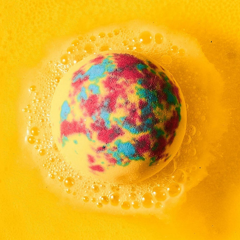 Da Bomb Bath Fizzers Tie-Dye Yellow Bath Bomb - 7oz