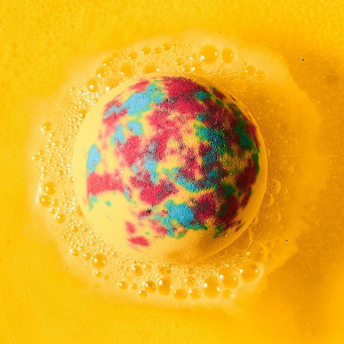 Da Bomb Bath Fizzers Tie-Dye Yellow Bath Bomb - 7oz