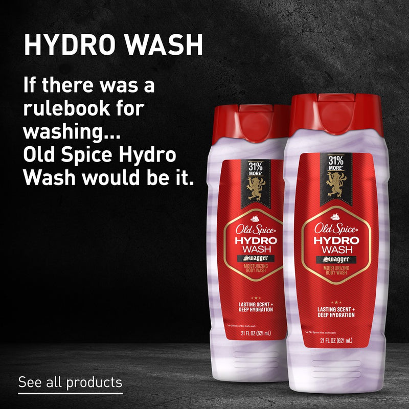 Old Spice Men's Moisturizing Hydro Body Wash - - 21 fl oz