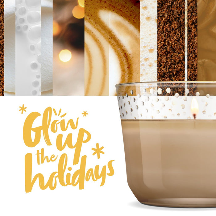 3-Wick Glade Large Candle - Cozy Vanilla Cappuccino - 6.8oz