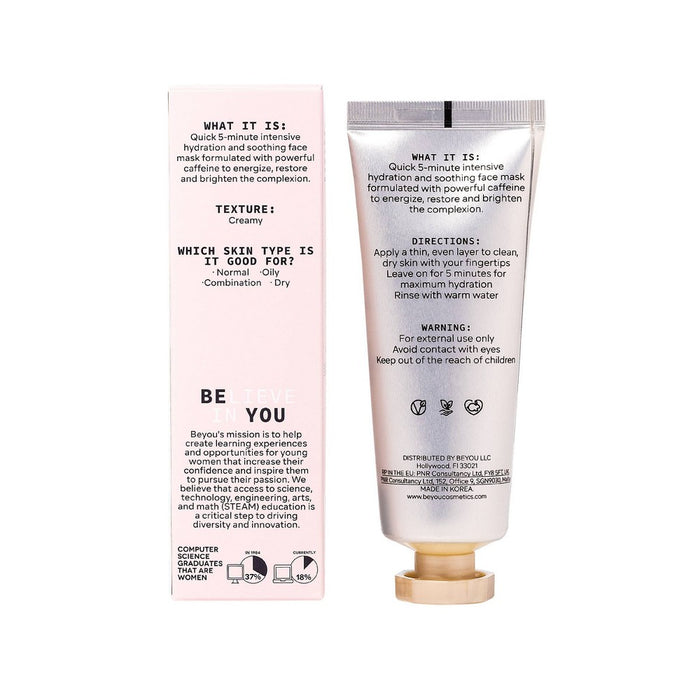 Beyou. 5-Minute Instant Restore Caffeine Face Mask - 2.3 fl oz