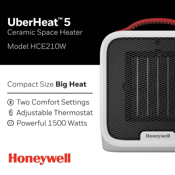 Honeywell UberHeat 5 Ceramic Heater White