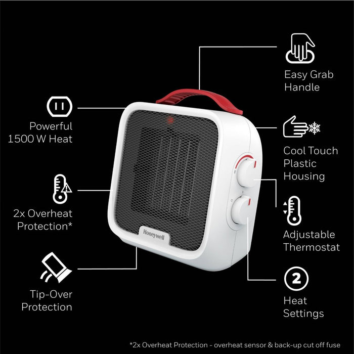 Honeywell UberHeat 5 Ceramic Heater White