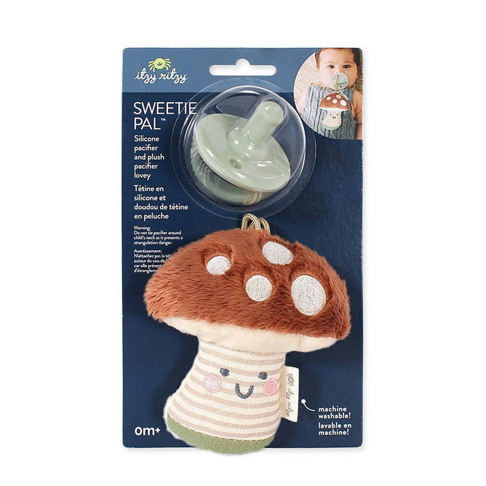 Itzy Ritzy Sweetie Pal Pacifier - Mushroom